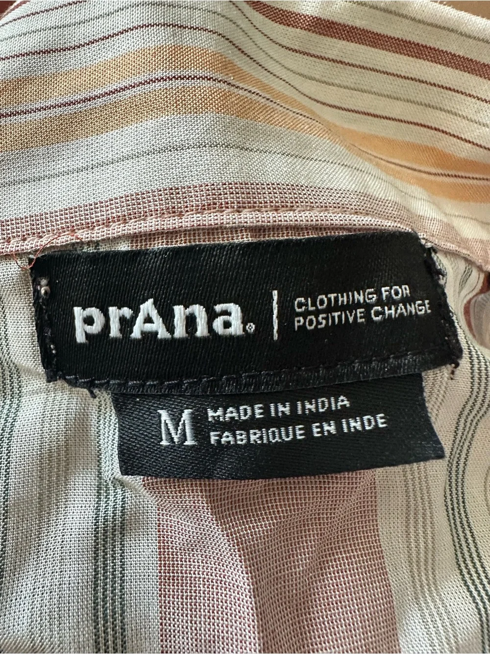 Prana Iguala Retro Geo Short Sleeve Button-Up Top